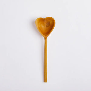 Hand Carved Heart Tea Spoons